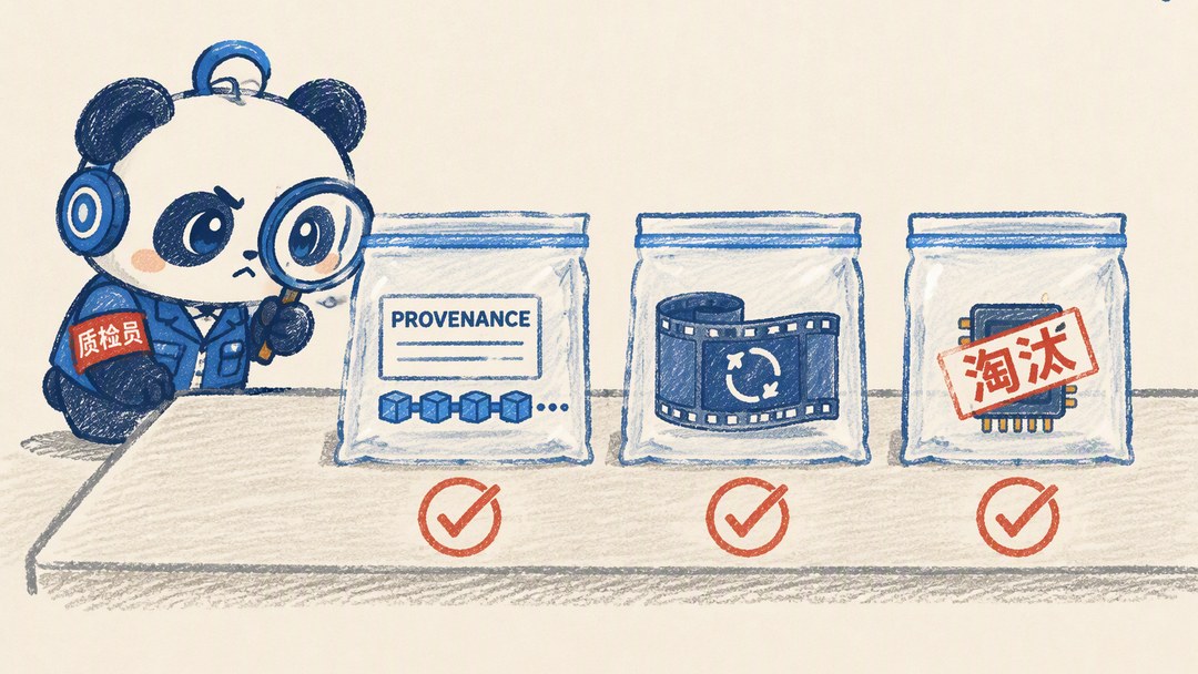 验货台上的三件物证