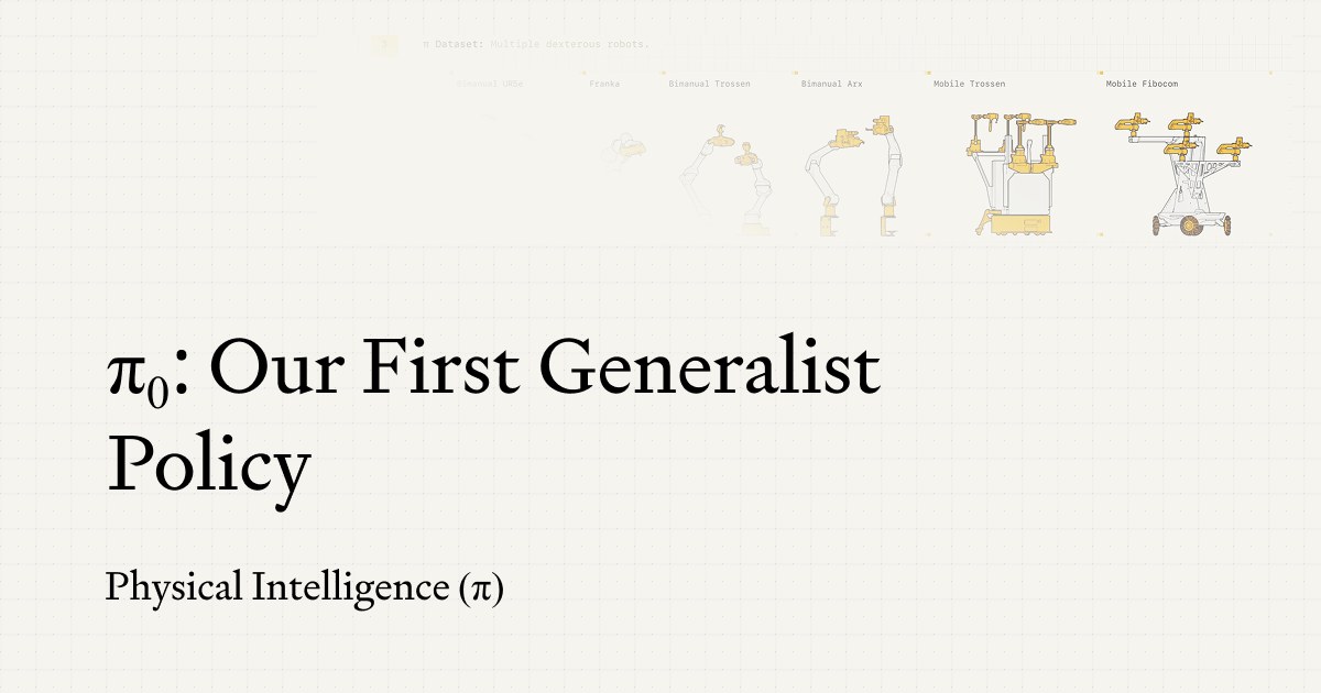 Physical Intelligence 通用机器人策略研究图片